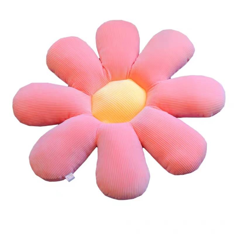 Мягкая подушка с шестью лепестками цветов, девчачий декор комнаты, подушка с подсолнечником, эркер, розовый цветок, установка для детей, подушка для сиденья в спальне