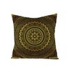 Богемный стиль мандала Полиэстеровая наволочка Квадратная наволочка для диванной подушки Дом