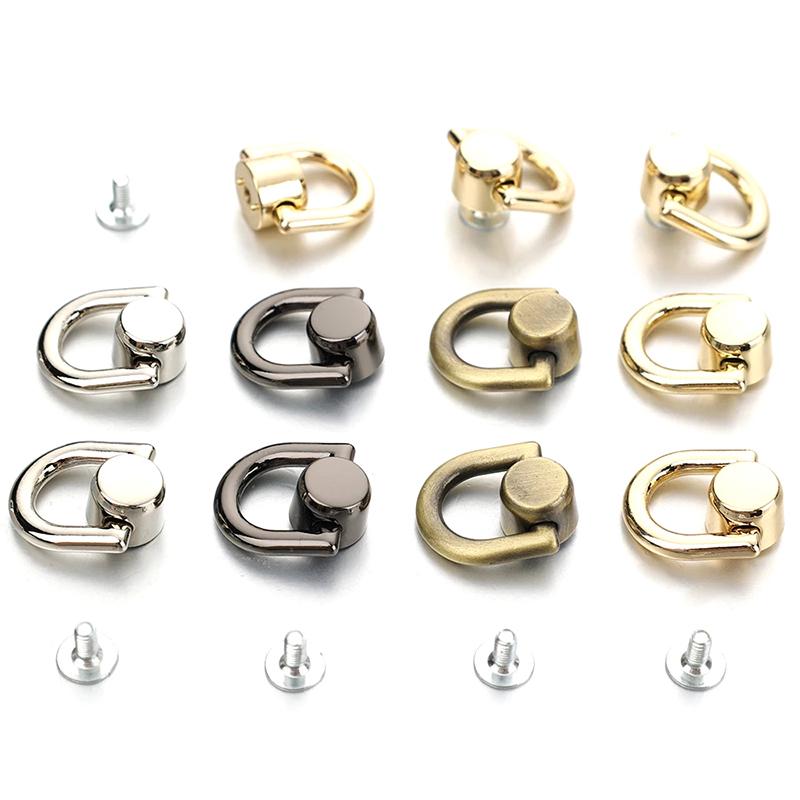 Аксессуары для фурнитуры D-образное кольцо Боковая застежка для сумки Пряжки Металлическая пряжка Ручки-цепочки для сумок Соединительный ремешок для сумки