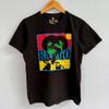 Rango Movie Promo T-Shirt – Official Animated Western Film Graphic Tee with Colorful Pop Art Box Print Black Size Small