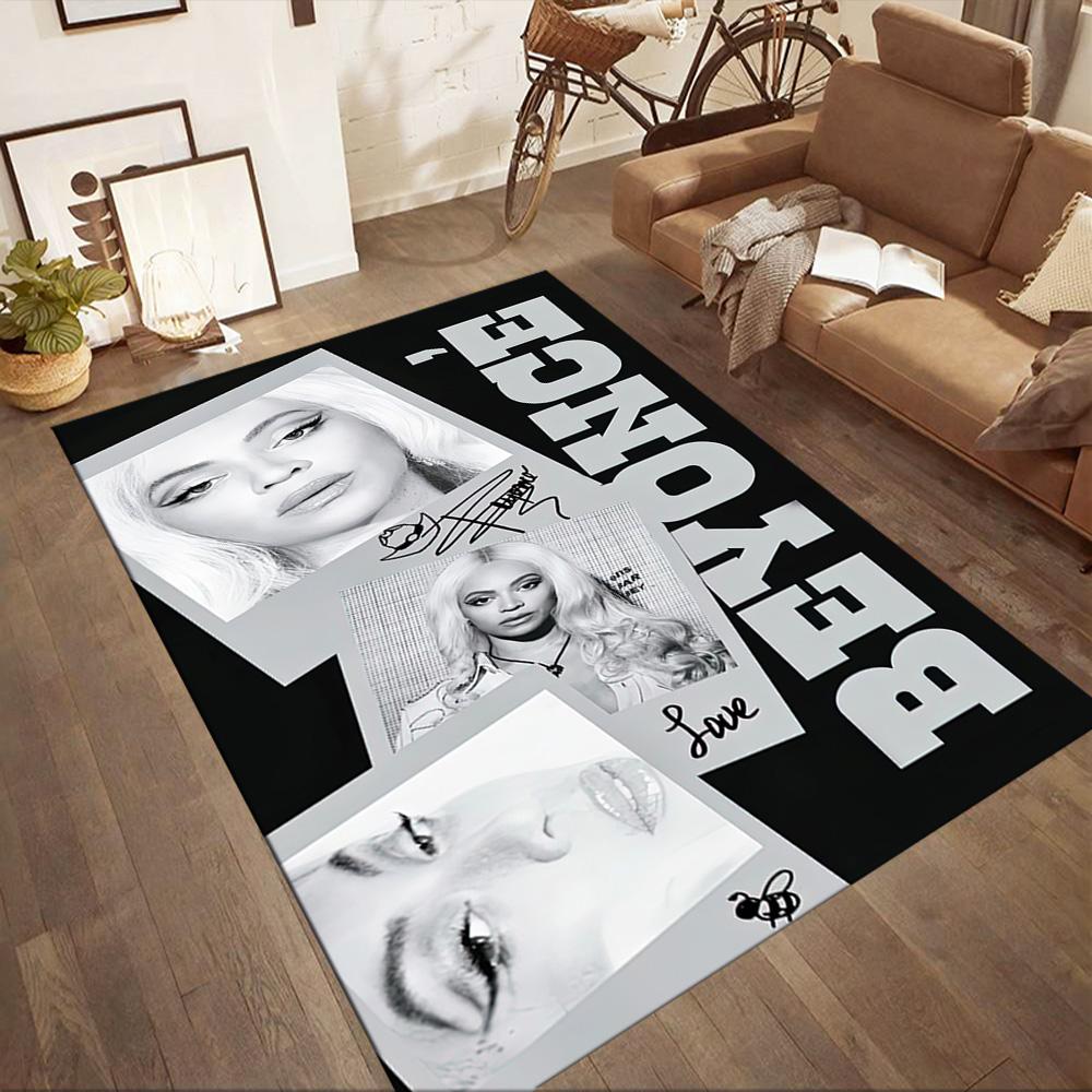 Beyoncé Square rugs are a great choice for living rooms, bedrooms, home décor, and as gifts.