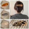 Sweet Leopard Hair Clip Elegant Kroean Style Barrettes Temperament Acetic Acid Duckclip  Women