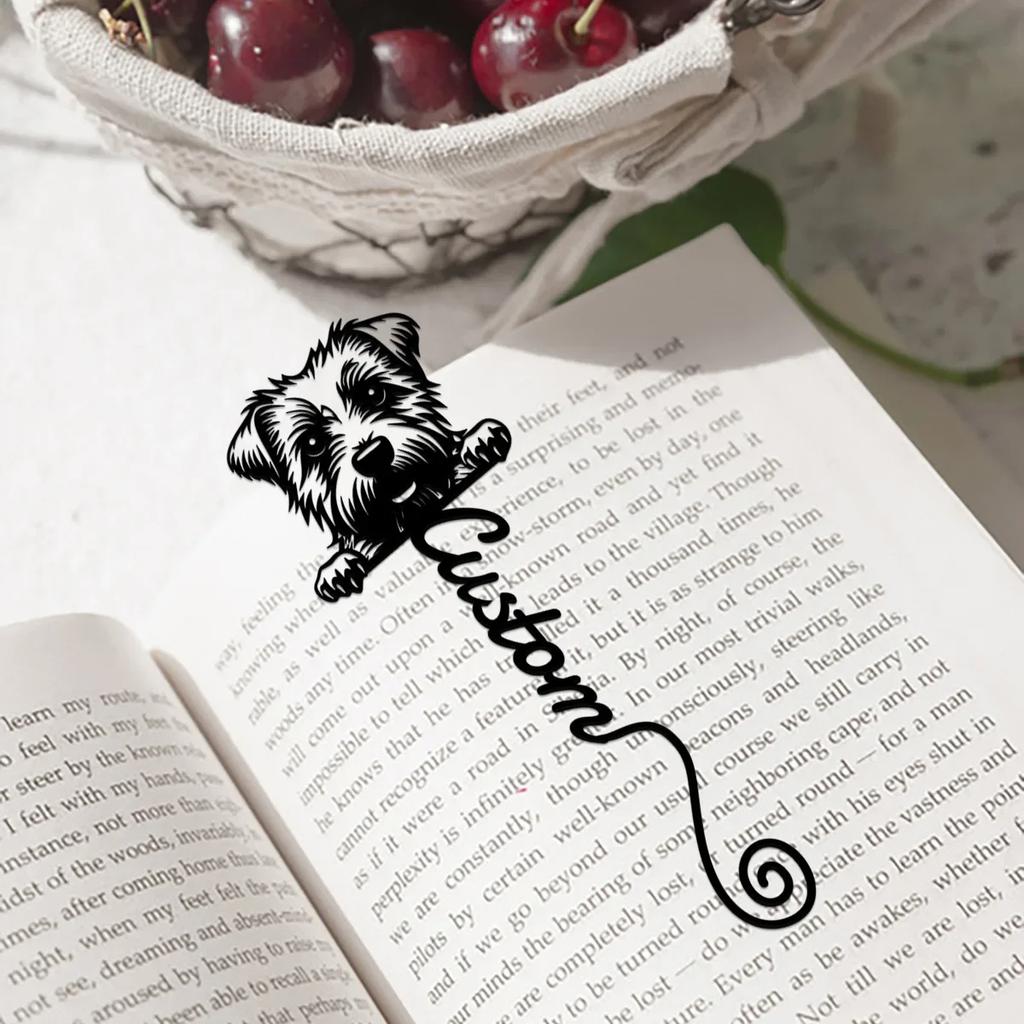 Закладка для книги "Норфолк-терьер", Металлическая закладка для любителей книг, Подарок в винтажном стиле, Подарок любителю собак, Подарок учителю, Уникальный предмет для коллекции