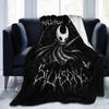 Hollow Knight Silksong Dark Fantasy Velvet Throw Fashion Blankets Gothic for Home Knitted Fashion Blanket Car Super Soft Multi-function