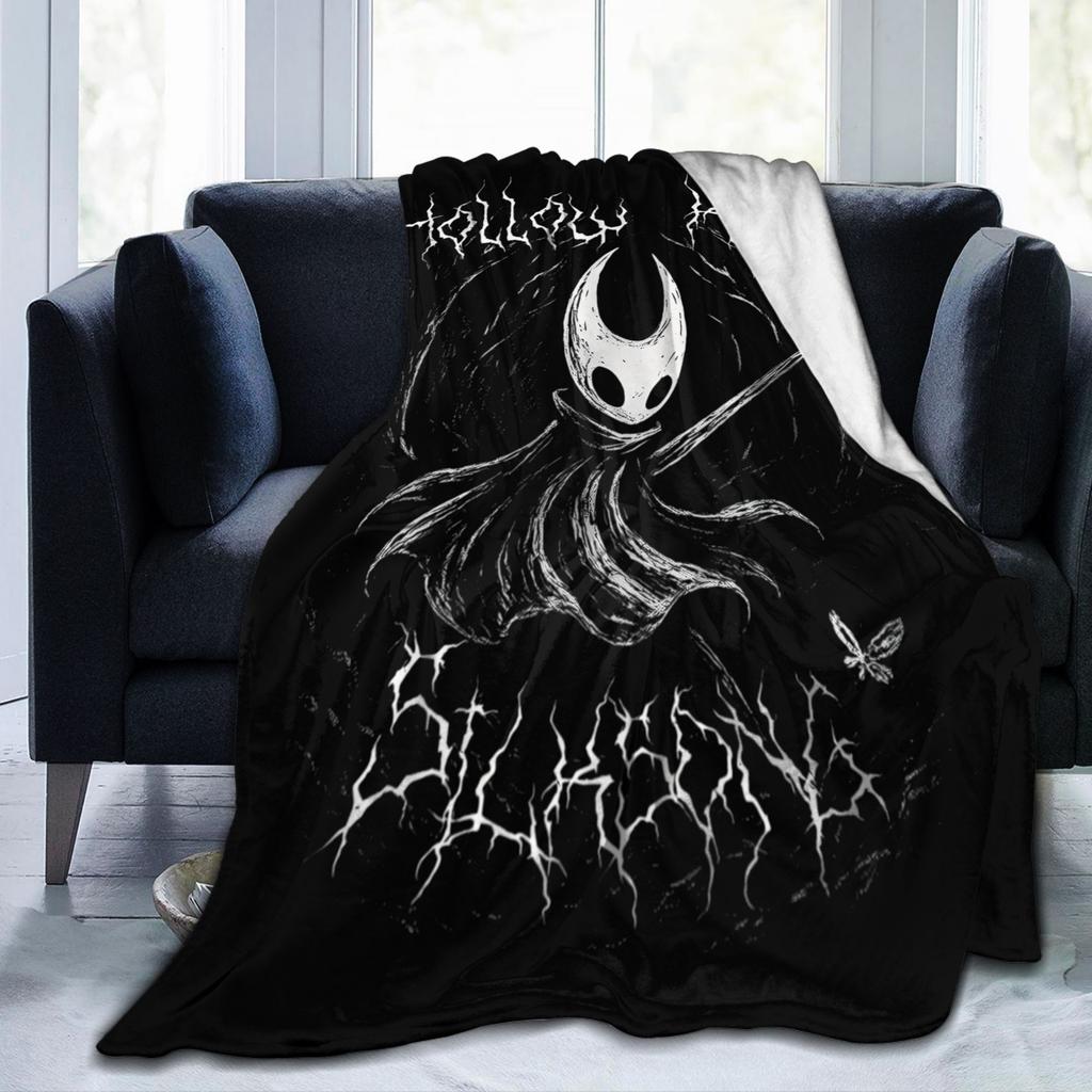 Hollow Knight Silksong Dark Fantasy Velvet Throw Fashion Blankets Gothic for Home Knitted Fashion Blanket Car Super Soft Multi-function