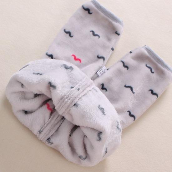 Детский осенне-зимний коралловый бархатный комплект из двух предметов, теплый комплект пижамной одежды