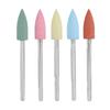 5pcs Set Rubber Nail Drill Bits Manicure Pedicure Nail Polishing Burr Accessory 152