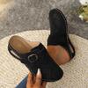 Women's Wedge Heel Half Slippers Lace Up Pattern Hollow Headed  European and American Style Oversized Hollow Slippers