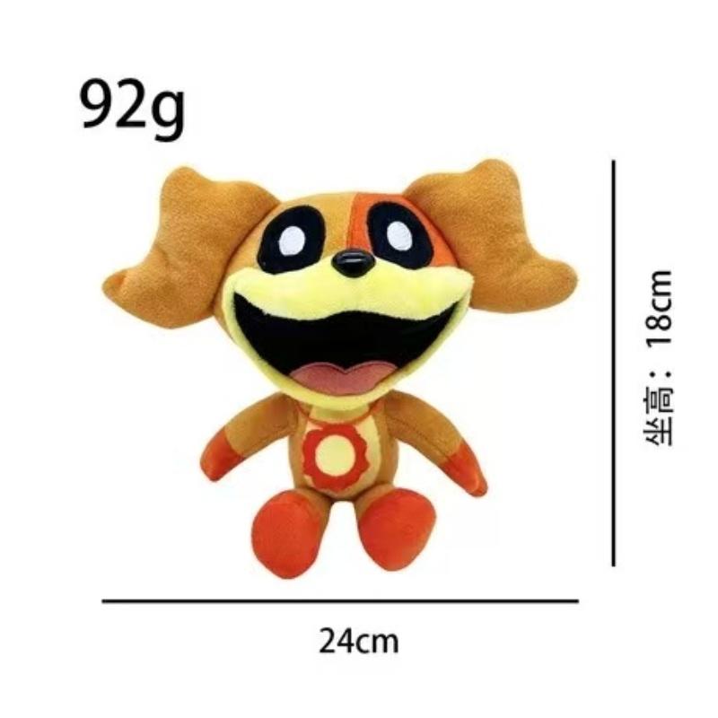 Smiling Animal Anime Plush Toy Horror Doll Soft Model Toy Horror Smiling Cat Cartoon Festival Plush Gift Decoration