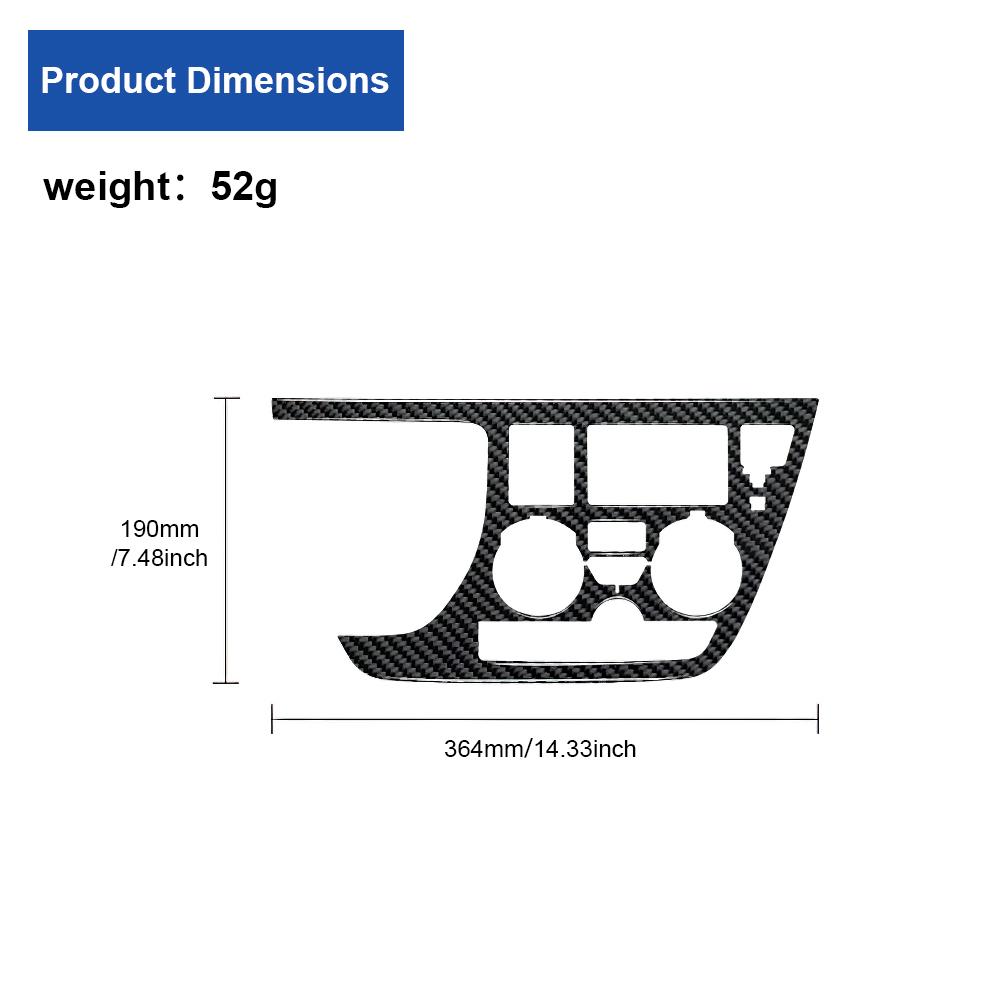 For Toyota Sienna 2015-2016-2017-2018-2020 Carbon Fiber Car Air Conditioner Control Panel Sticker Trim Film Accessories