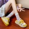 Kawaii Толстая подошва Бисквит Толстая подошва Женские скейты Новые модные скейты Светлый цвет Уродливые Большие Головы Спортивные туфли