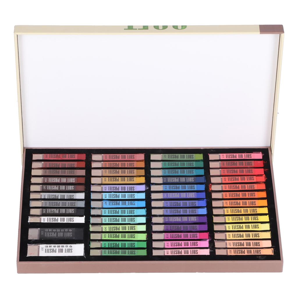 Soft Oil Pastels 48 Colors Professional Drawing Graffiti Art Crayons Sticks Painting Set