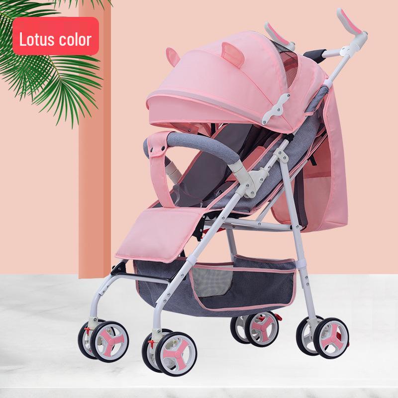Ultra-Lightweight Foldable Baby Stroller, Sit & Lie Positions, for 0-3 Years