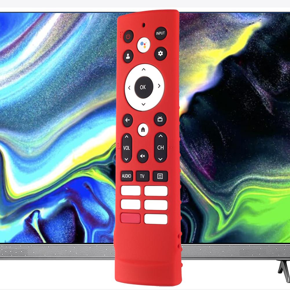 Силиконовый противоскользящий чехол для пульта дистанционного управления с отстегивающимся ремешком для телевизора Hisense Voice Remote ERF3V90H