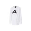 Large Logo Print Mid-Length Sports Crew Neck Sweatshirt Women Tops White H57333