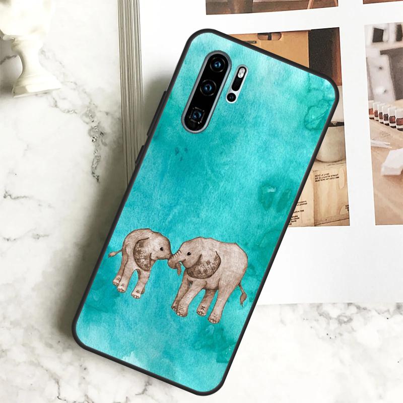 Baby Elephant For Huawei Nova 7i 8i 11i 12i 12s Y73 Y70 Y90 Y60 Y72 Y61 Y91 9 10 SE P40 Lite P30 Pro Case