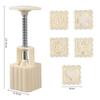 DIY Mooncake Mold Plastic Hand Press Pastry Making Tool Set Non-Stick for Mid-Autumn Festival Home Baking