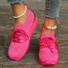 Trendy Sports Vulcanized Shoes 2024 New Mesh Commuting Casual Breathable Sports Lace Up Running Women's Shoes Zapatillas Deporte