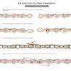 Gold Silver Bicycle Chain 8 9 10 11 12 Speed Cycling Accessories New MTB Road Bike Chains