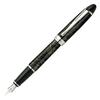 Aurora Fountain Pen F Fine Point Epsilon Lacquer F Gray Regular Imported Product B13-CG Dual-use