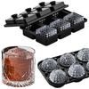 6Grid Diamond Shaped Ice Mold Reusable Ice Maker IceCream Tools Ice Ball Mold Round Square Silicone Ice Cube Mold Kitchen Tools