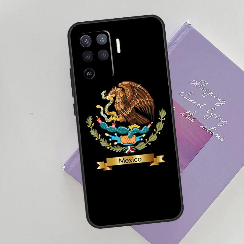 Mexico flag Case For Oppo A15 A16 A17 A52 A72 A76 A96 A74 A94 A53 A54S A57S A58 A78 A98 A77 Phone Cover