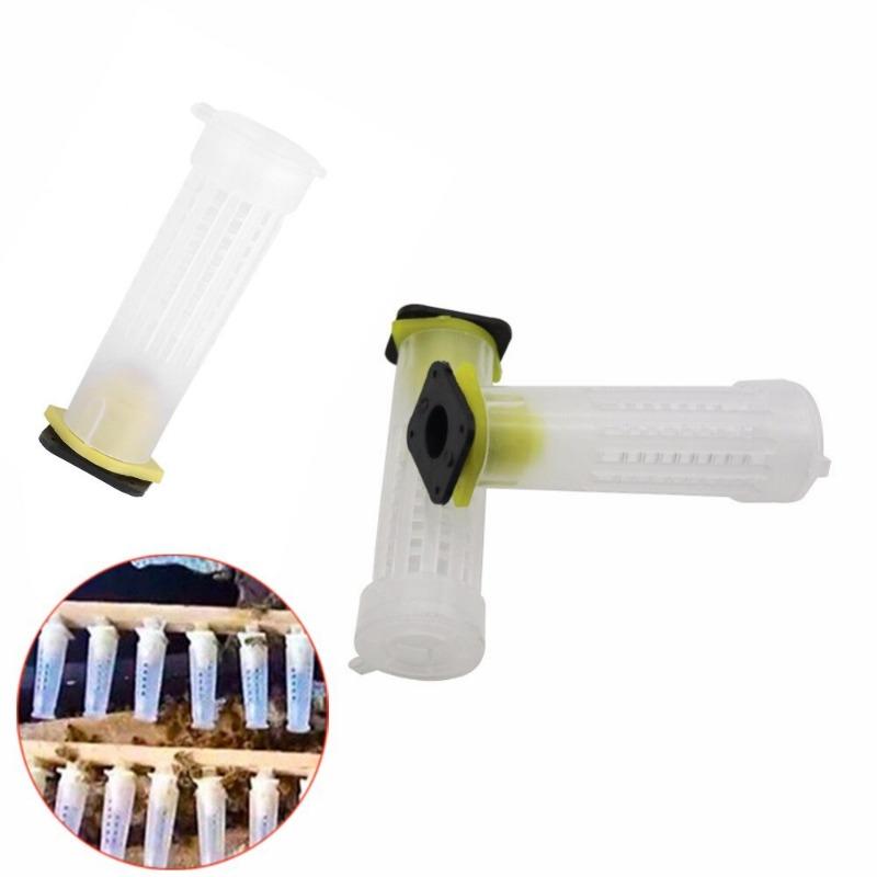 20 шт./лот, клетка для выращивания маток, крышка, ловушка, пластиковые ячейки, пчелиный ящик, клетки, инструмент для пчел, abelhas, оборудование для пчеловодства, защита