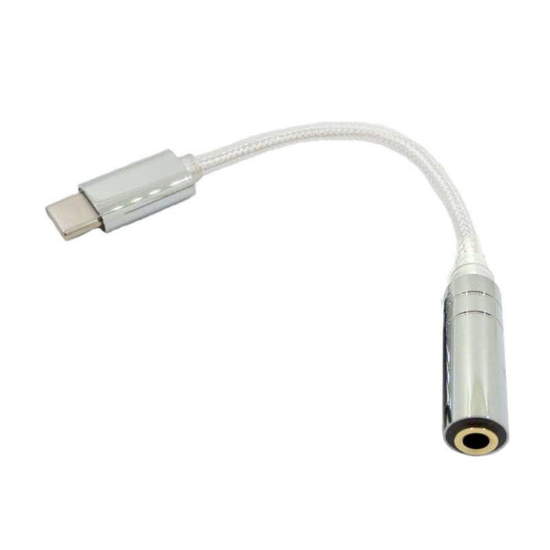 Durable Type-C to 3.5mm/2.5mm/4.4mm Female Adapter Cord Great Compatibility Flexible USB C Headphone Cable Replacement