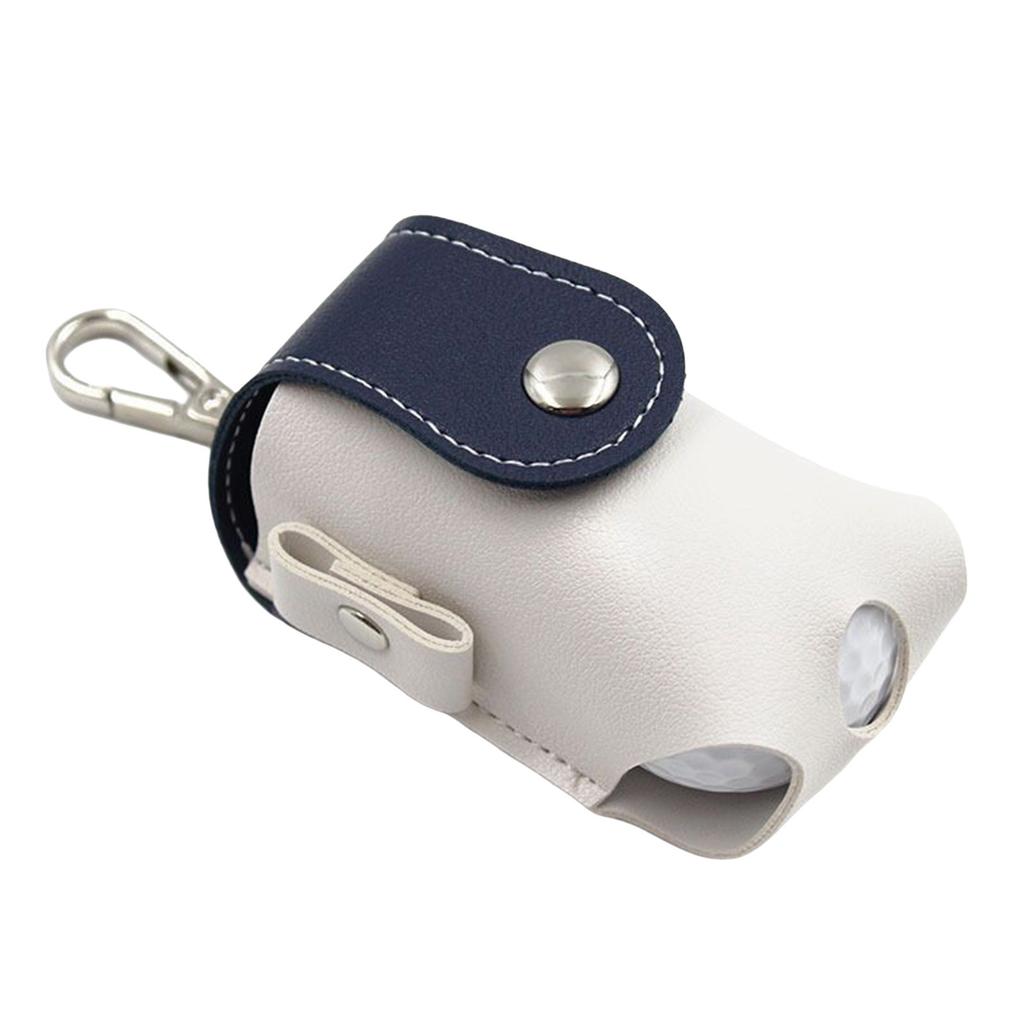 Поясная сумка для мячей для гольфа из ПУ кожи, Портативный мини-чехол с держателем для ти и металлической пряжкой для женщин и мужчин