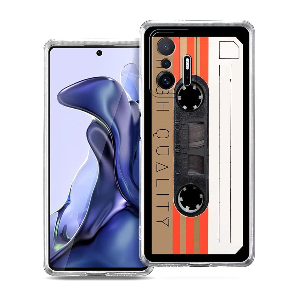 Чехол для телефона Камера Радио Кассета Для Xiaomi 14 13 12 Lite Mi 11 11X 13T 12T 11T Для Poco X5 X4 X3 NFC F5 F4 M4 Pro 5G Обложка