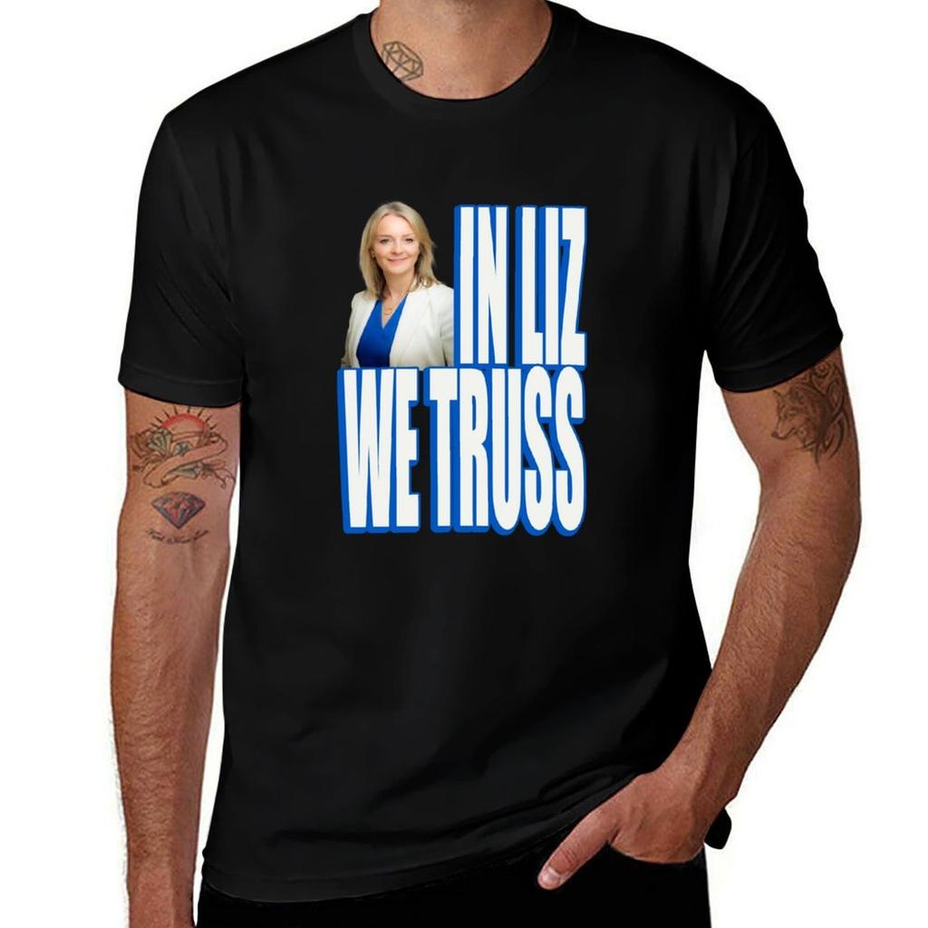 In Liz We Truss Liz Truss TShirt Streetwear Print Tee Shirt