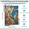 Round Diamond 5D DIY Diamond Painted Rose "Halloween with Cats" Embroidery Cross Stitch Mosaic Decoration Gift