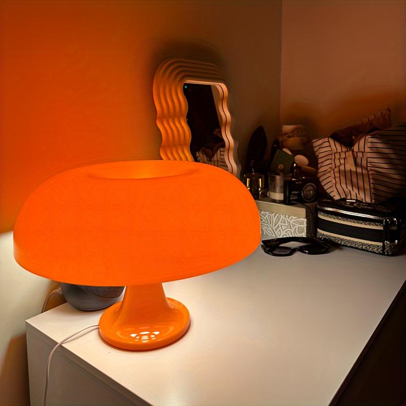 1pc LED Mushroom Table Lamp For Hotel Bedroom Bedside Living Room Decoration Lighting Modern Minimalist Desk Lights