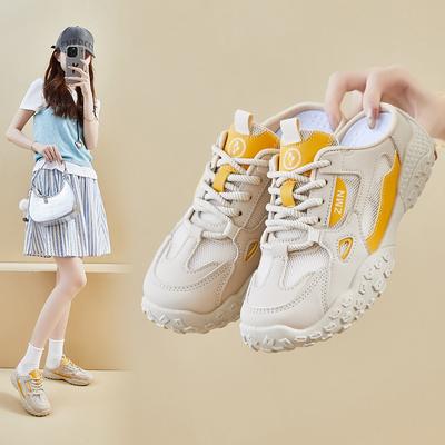 Новые туфли Форреста Гампа для женщин на лето, студенческие спортивные дышащие повседневные туфли на толстой подошве с увеличенной высотой