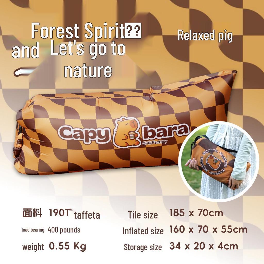 Портативный надувной диван-кровать для кемпинга на открытом воздухе и отдыха на пляже