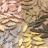 50pcs 5*15mm Leaves Charms Fit Jewelry Pendant Charms Makings DIY Handmade Craft