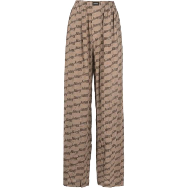 Balenciaga SS25 Casual Pants Loose Fit Men's Brown 658883TML369378