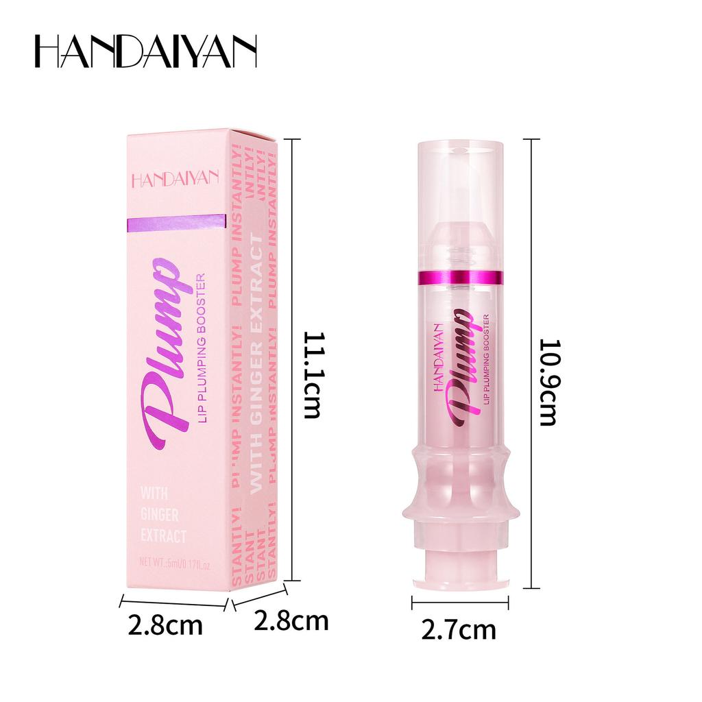 PLUMP POUT Увеличивающий объем губ блеск-бустер для более полных, блестящих губ