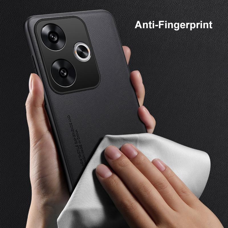 Роскошный чехол из искусственной кожи для Xiaomi Poco F6 5G, задняя крышка, силиконовый противоударный чехол для телефона с полной защитой для PocoF6 Redmi Turbo 3