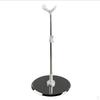 Adjustable Doll Stands /3 /4 Dolls or Action Figures, White Base with Metal Holder