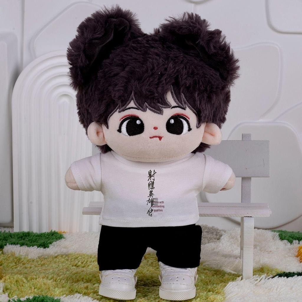 10/15см и 20см Одежда для куклы в поддержку фильма Сяо Чжаня - Хлопковая футболка с коротким рукавом