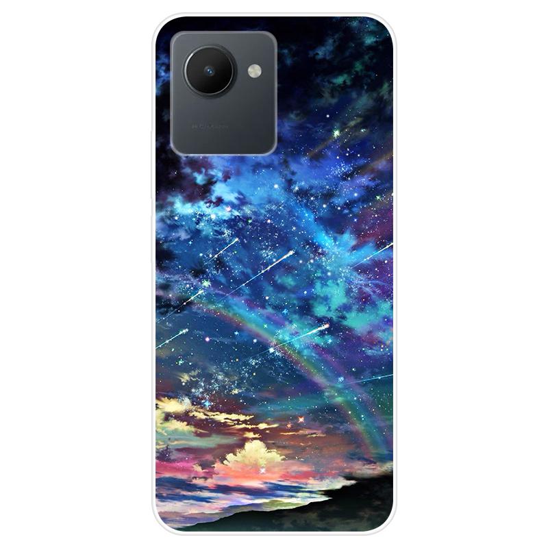 Для Realme C30S C 30S RealmeC30S чехол Мягкая силиконовая задняя крышка Чехол для телефона с рисунком из мультфильма Разнообразие