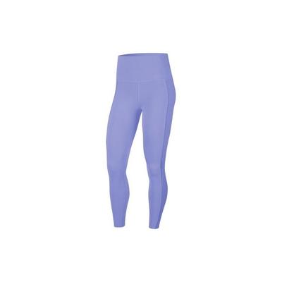 Nike Дышащие брюки для фитнеса женские днища фиолетовые CJ3664-569