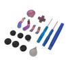 13 in 1 Metal Thumbsticks for Xbox One Elite Series 2 Controller Metal Mod 6 Swap Joysticks 4 Paddles 2 D Pads 1 Tool