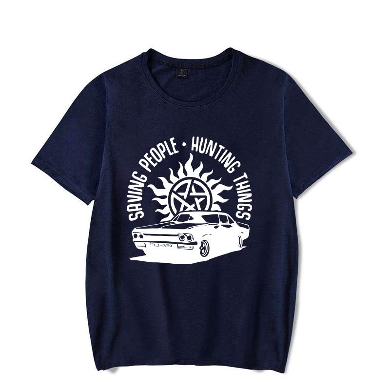 Забавная футболка с принтом «Сверхъестественное» женская мужская повседневная футболка с личностью унисекс летняя футболка с надписью топы