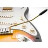 Musiclily Ultra 5mm Threaded Stainless Steel Tremolo Arm, Metric, for Mexican Fender Strat Electric Guitars, Gold with Black Cap