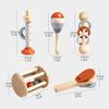 Музыкальные игрушки для младенцев Деревянные игрушки Монтессори Детские ударные инструменты Ранние развивающие игрушки Подарки на день рождения, разработанные для малышей