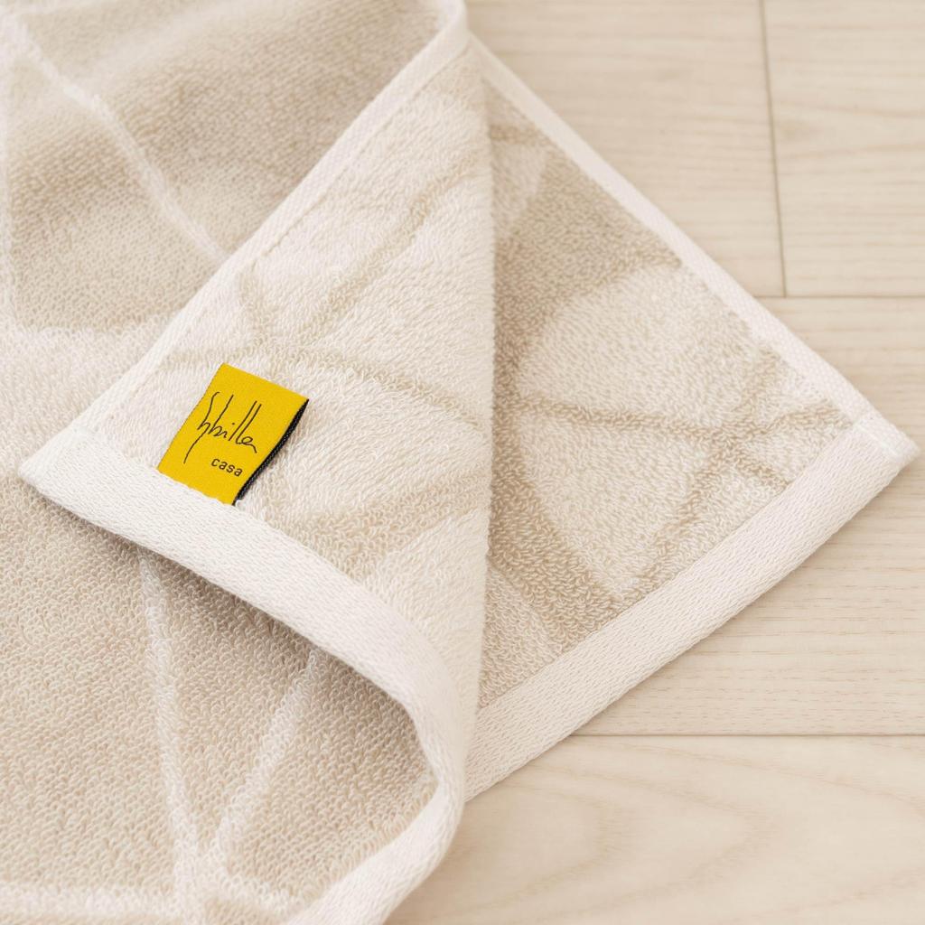 Полотенце для рук туалетное Sybilla Presa, примерно 34 x 80 см, Бежевое, от Senko, 60533