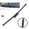 24"+16"+11" Front & Rear Wiper Blade Set for VW Polo 6R 2009-2017, Fits Skoda Fabia NJ3, Seat Ibiza 6J, Skoda Rapid