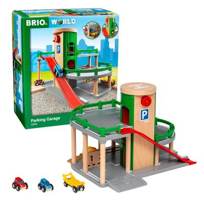 BRIO Парковка 33204, для детей от 3 лет. [Игрушка, Деревянная игрушка, Пейзаж, Подарок] (День рождения/Рождество)]
